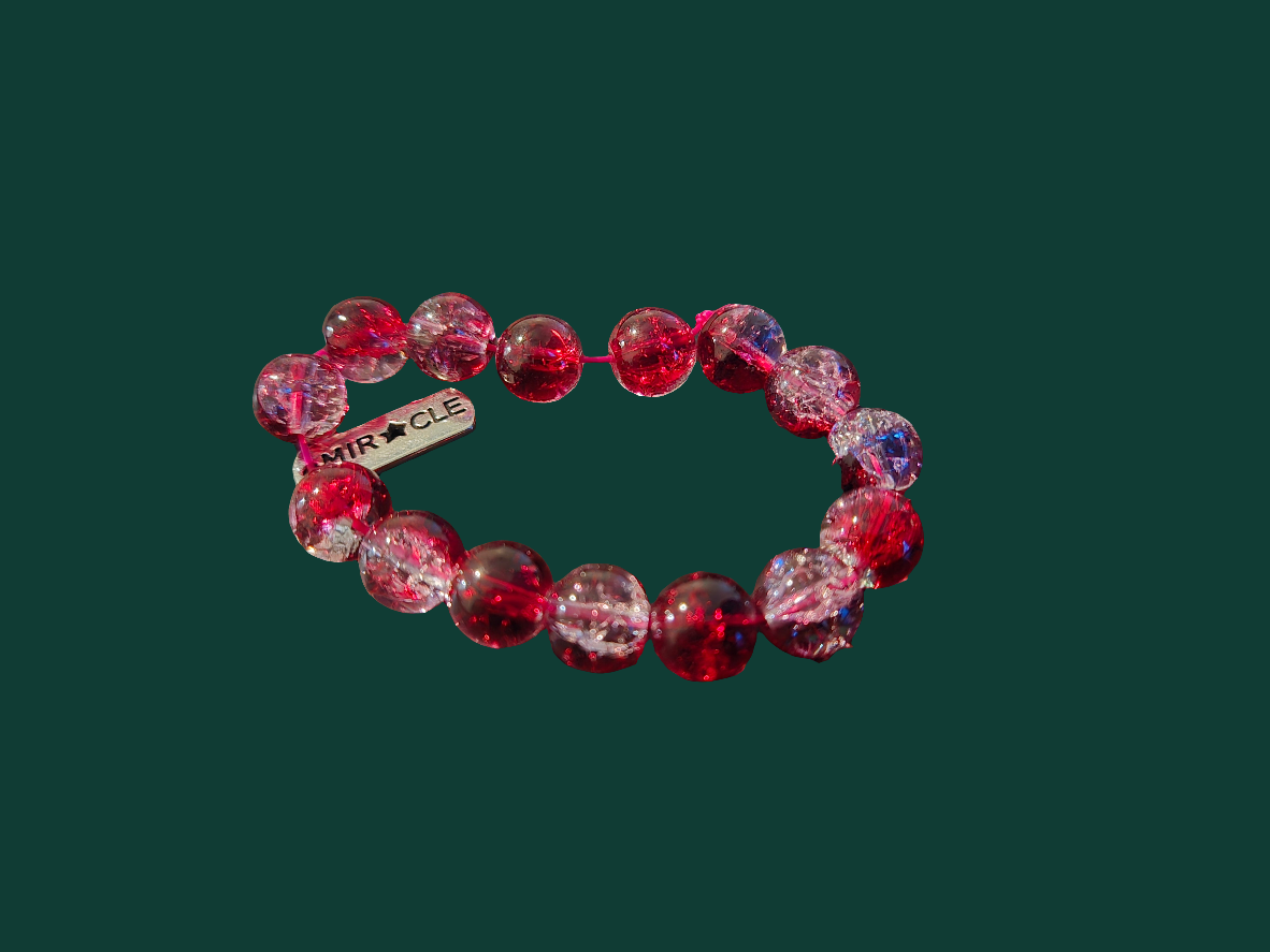 Charmed glass bracelets