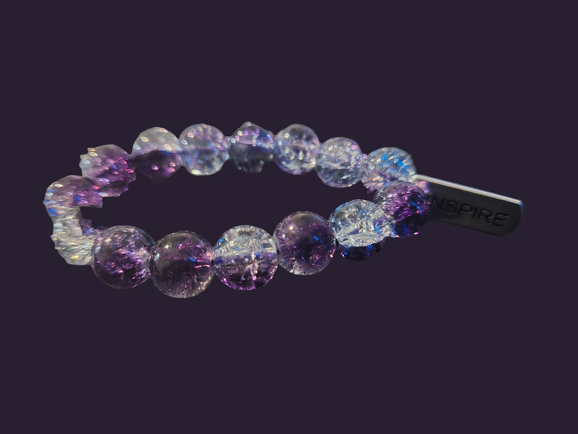 Charmed glass bracelets