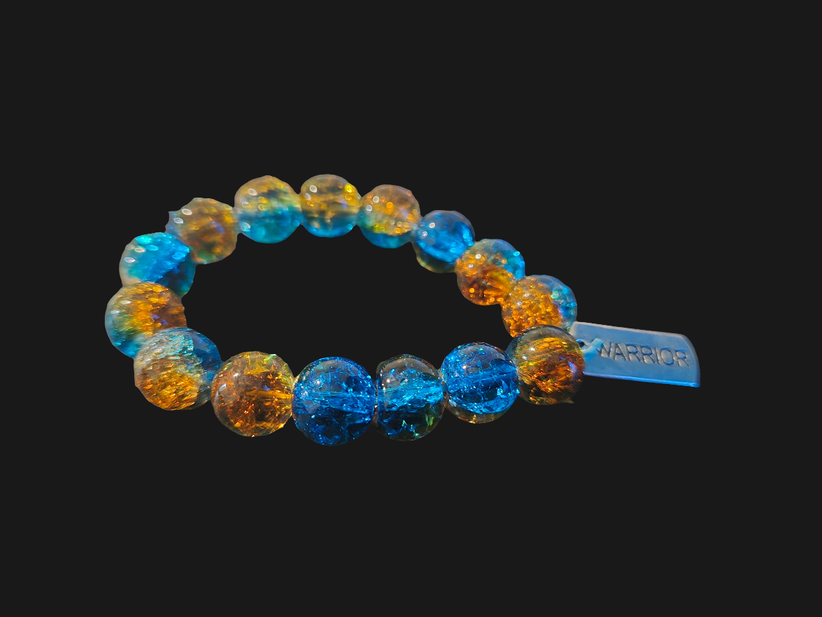 Charmed glass bracelets