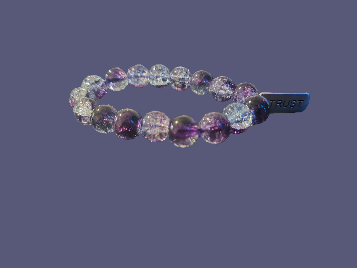 Charmed glass bracelets